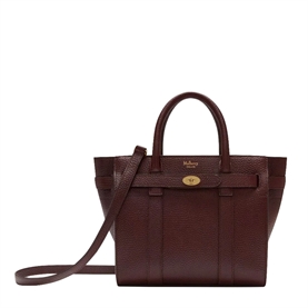 Mulberry Mini Zipped Bayswater Oxblood